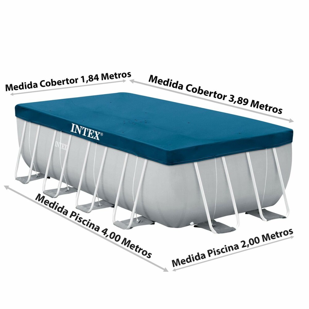 Bâches de piscine Intex 28037 4 x 2 m Bleu Blue marine