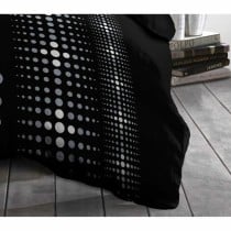 Parure de couette HOME LINGE PASSION Steevy Noir Gris Lit double 220 x 240 cm