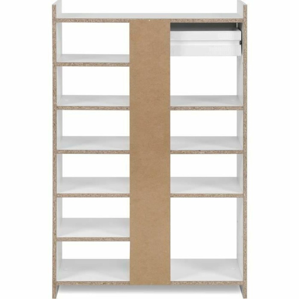 Shoe Rack MÜNSTER White Rectangular 71,5 x 25 x 109 cm