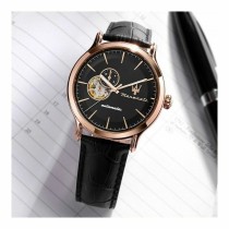 Herrenuhr Maserati EPOCA AUTOMATIC Schwarz