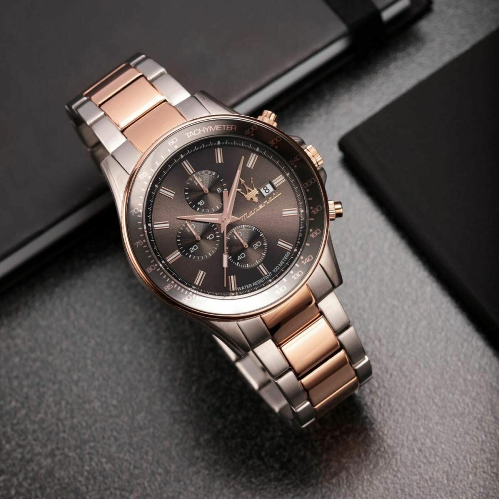 Herrenuhr Maserati SFIDA Grau (Ø 44 mm)