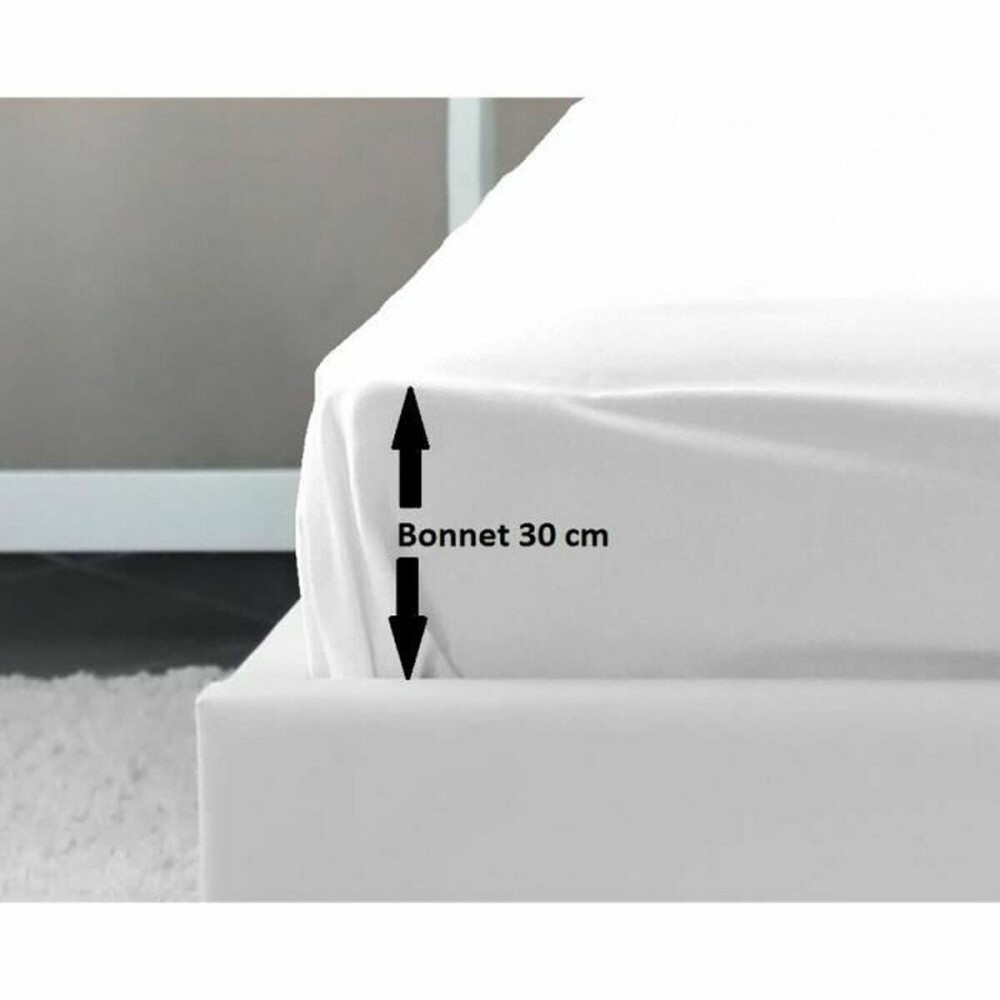 Spannbetttuch Lovely Home Weiß Doppelbett 180 x 200 cm