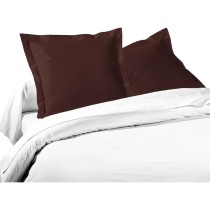 Ensemble de taies d'oreiller Lovely Home LH71588 Marron 63 x 63 cm 2 Unités