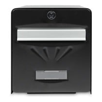 Boîte aux lettres Burg-Wachter Noir Acier inoxydable Verre acier galvanisé 28 x 36,5 x 31 cm
