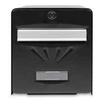 Letterbox Burg-Wachter Black Stainless steel Crystal Galvanised Steel 28 x 36,5 x 31 cm