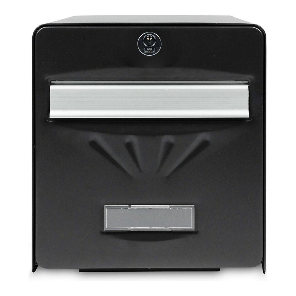 Boîte aux lettres Burg-Wachter Noir Acier inoxydable Verre acier galvanisé 28 x 36,5 x 31 cm