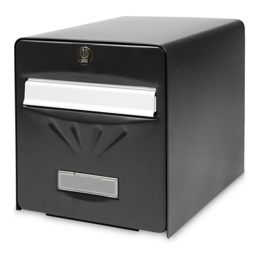 Letterbox Burg-Wachter Black Stainless steel Crystal Galvanised Steel 28 x 36,5 x 31 cm
