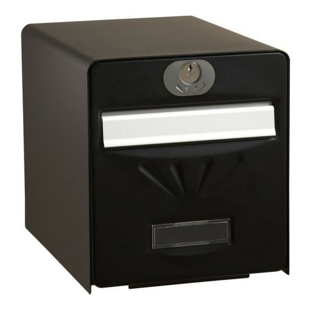 Boîte aux lettres Burg-Wachter Noir Acier inoxydable Verre acier galvanisé 28 x 36,5 x 31 cm