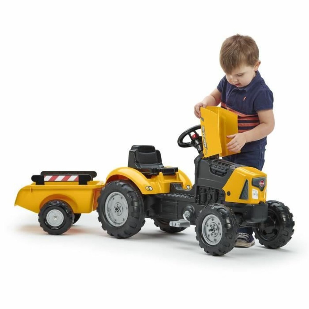 Traktor mit Pedalen Falk Gelb