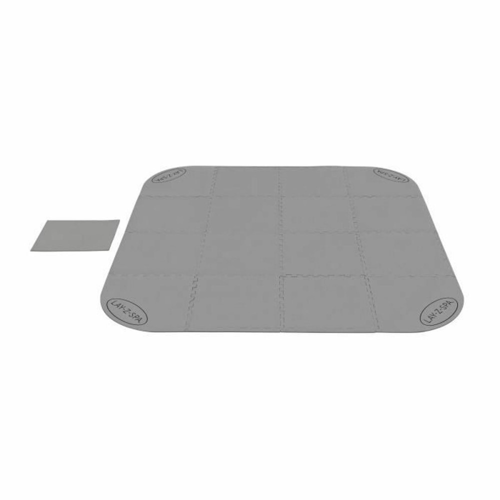 Floor protector for above-ground swimming pools Bestway Lay-Z-Spa 196 x 196 cm Grey Polyethylene