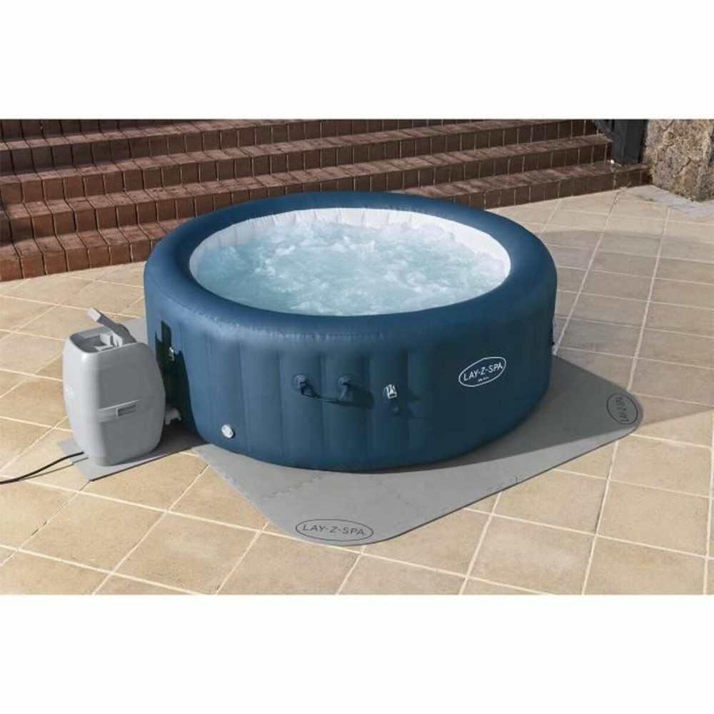 Floor protector for above-ground swimming pools Bestway Lay-Z-Spa 196 x 196 cm Grey Polyethylene