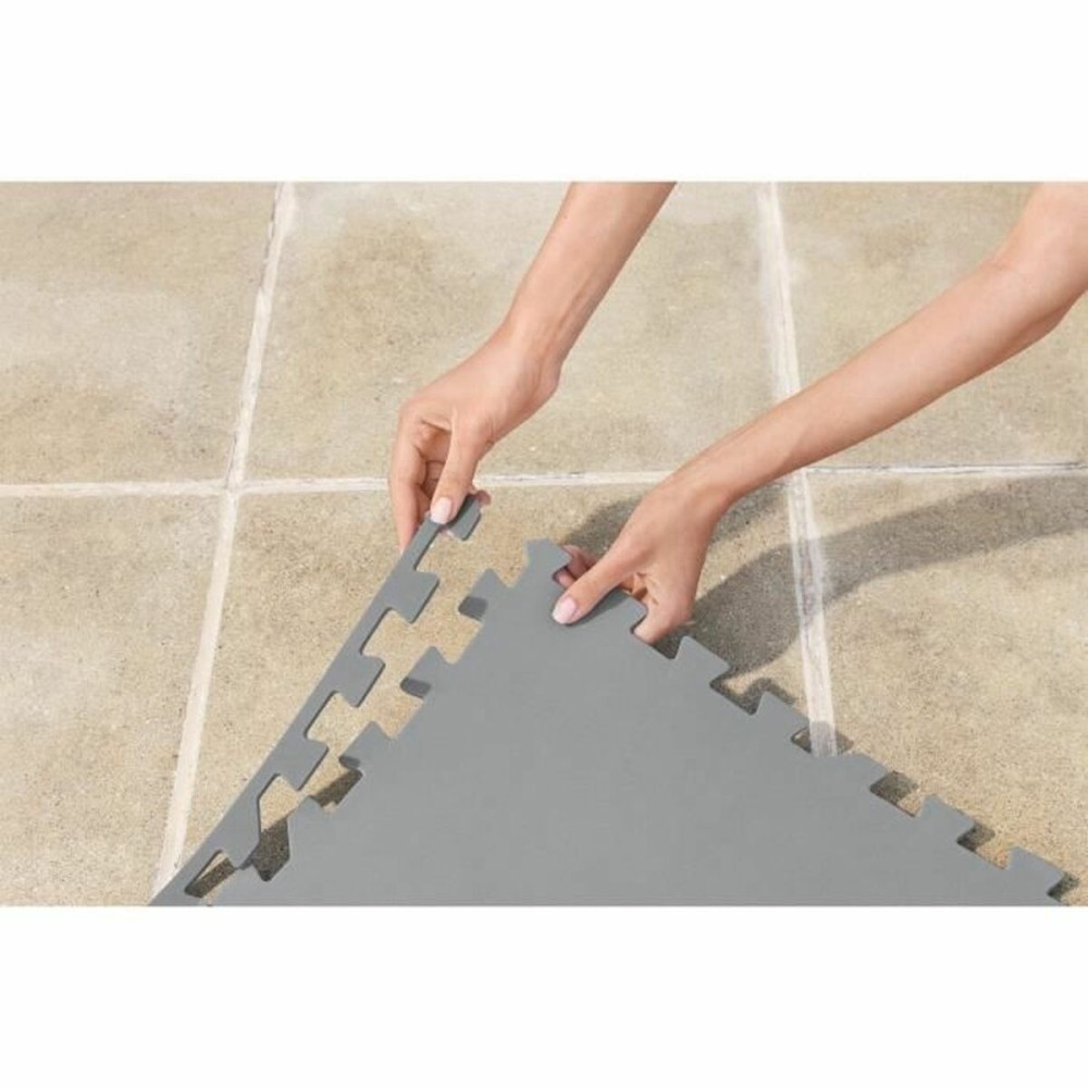Floor protector for above-ground swimming pools Bestway Lay-Z-Spa 196 x 196 cm Grey Polyethylene