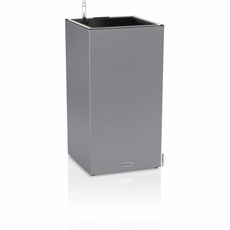 Pot auto-arrosant Lechuza Gris 40 x 40 x 56 cm LED