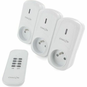 Socket set with remote control Chacon (3 Units)
