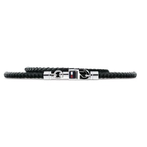 Herrenarmreif Tommy Hilfiger 2701063 Sterlingsilber 925 Schwarz