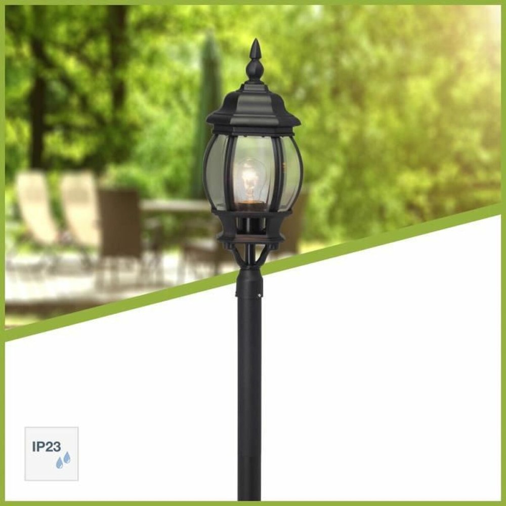 Street lamp Brilliant Black Metal 60 W E27