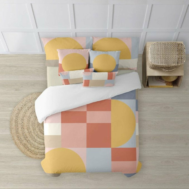 Housse de Couette Decolores Weimar Multicouleur 175 Fils 200 x 200 cm