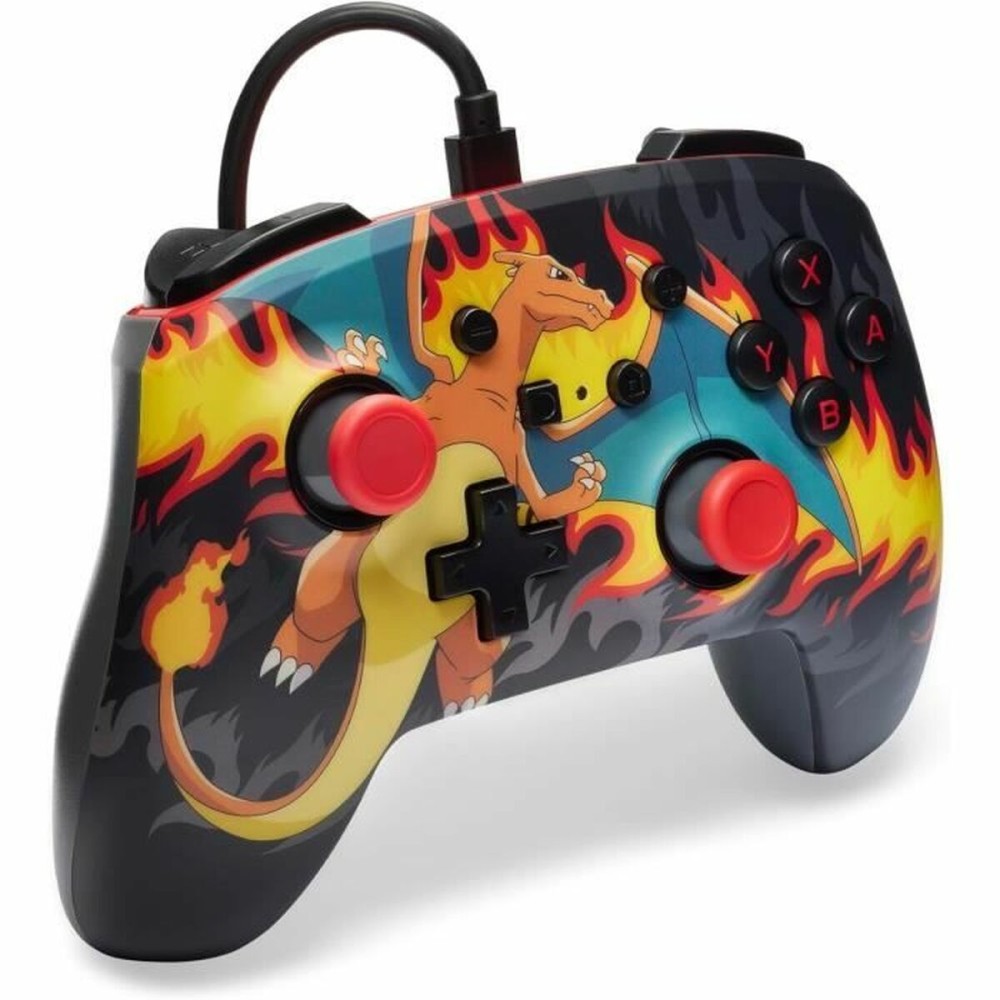 Contrôle des jeux Powera Charizad Firestorm Jaune Nintendo Switch
