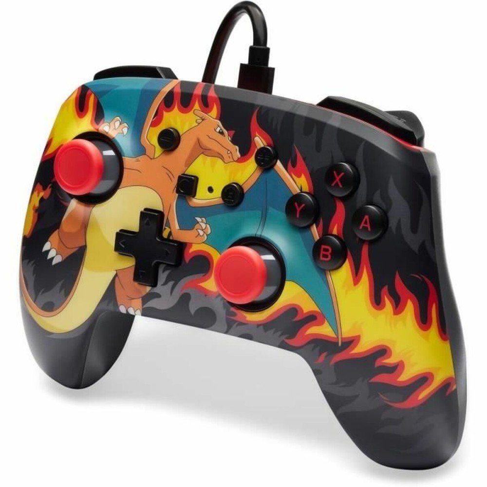 Contrôle des jeux Powera Charizad Firestorm Jaune Nintendo Switch