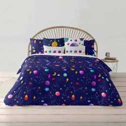 Housse de Couette Decolores Cosmos Multicouleur 175 Fils 240 x 220 cm