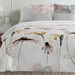 Housse de Couette Decolores Lund A Multicouleur 175 Fils 155 x 220 cm