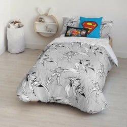 Housse de Couette Superman Superman Gris 175 Fils 200 x 200 cm