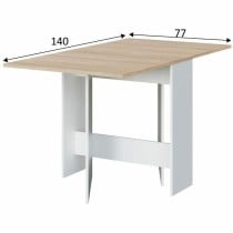 Table de Salle à Manger 78x31-140x77 cm
