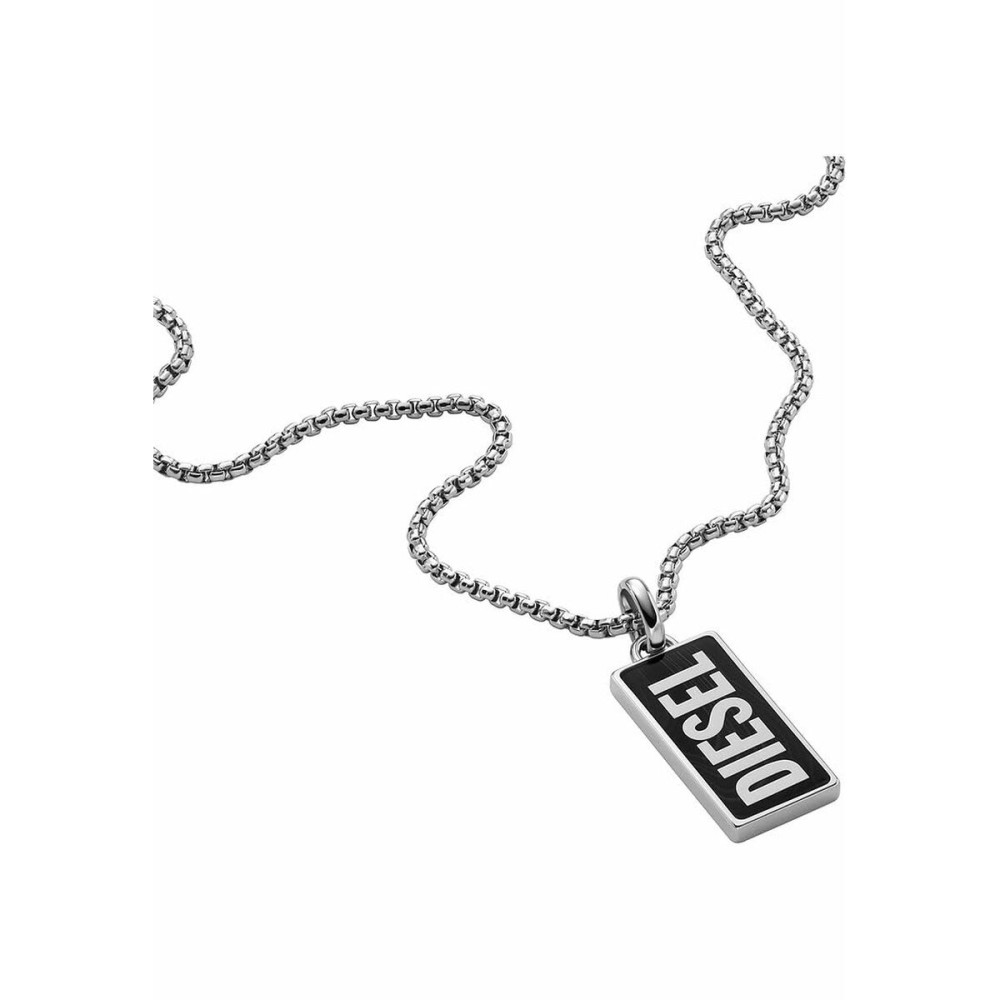 Men's Pendant Diesel DX1515040 Silver Black