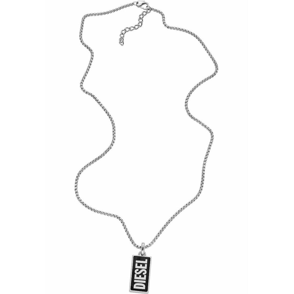 Men's Pendant Diesel DX1515040 Silver Black