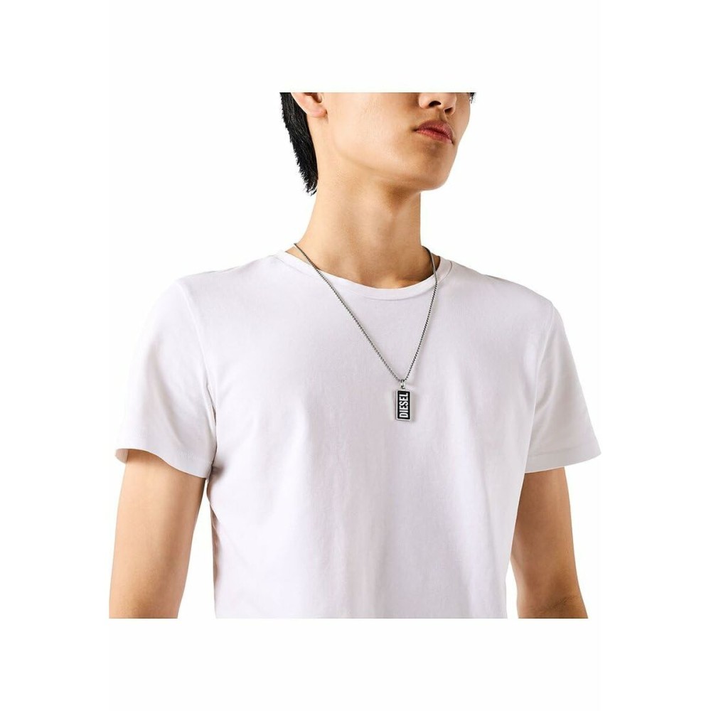 Men's Pendant Diesel DX1515040 Silver Black