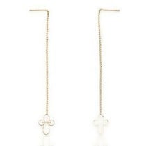 Damenohrringe Amen CROCE ROSE GOLD Sterlingsilber 925