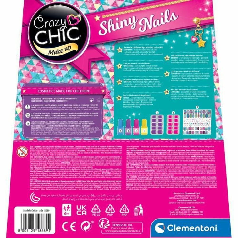 Kit de maquillage pour enfant Clementoni 18689 Rose