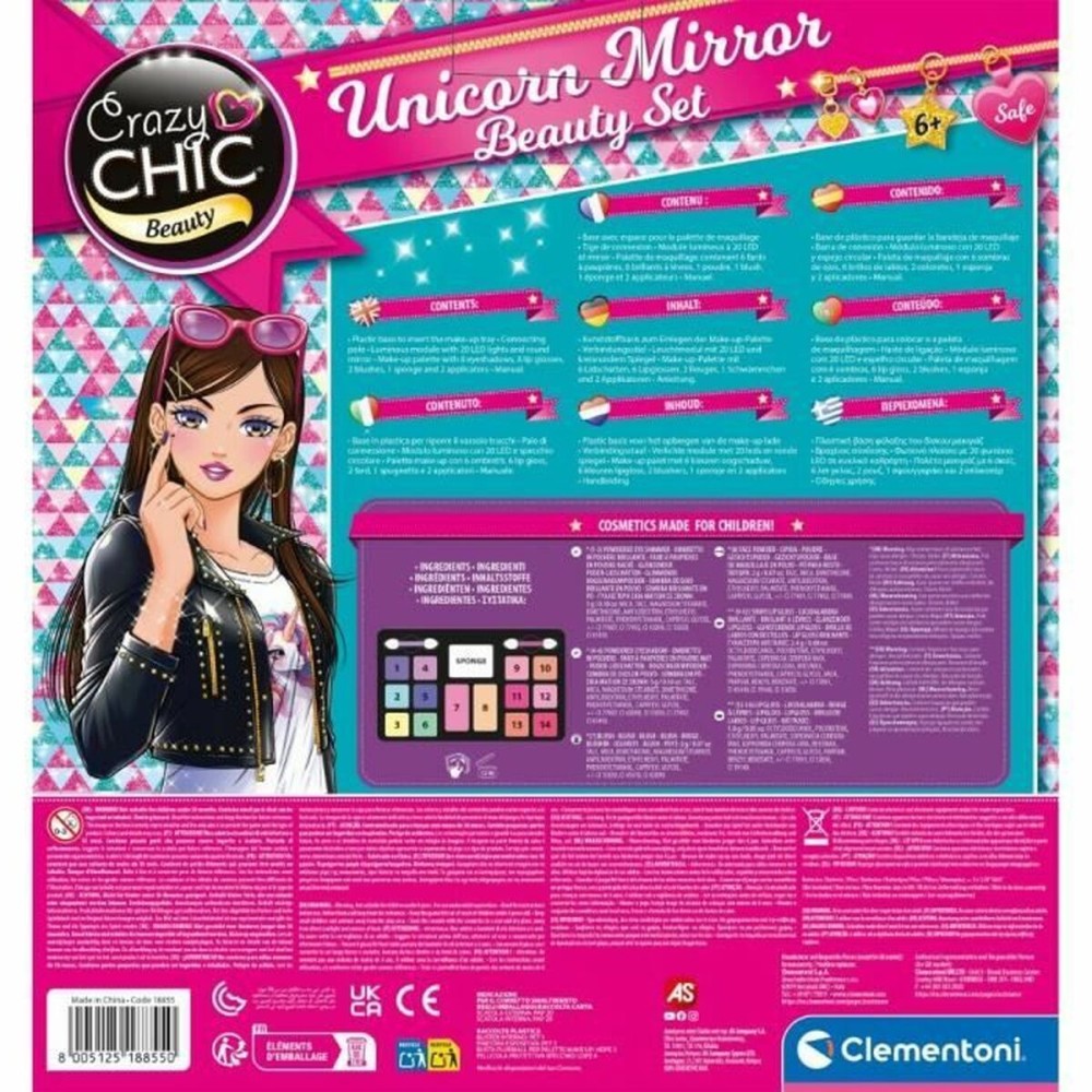 Kit de maquillage pour enfant Clementoni Unicorn