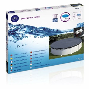 Swimming Pool Cover Gre CIPR451 Ø 460 cm Black