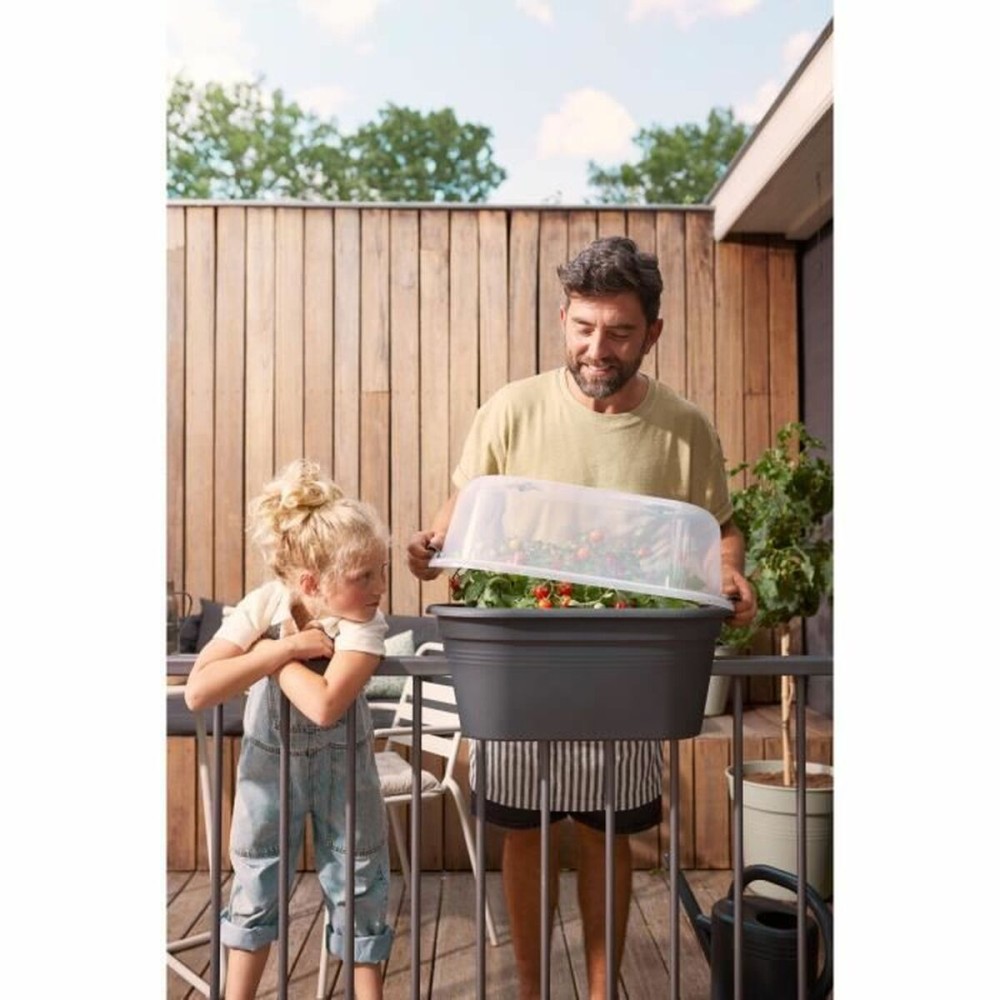 Plant pot Elho Black 55 x 28,5 x 25 cm
