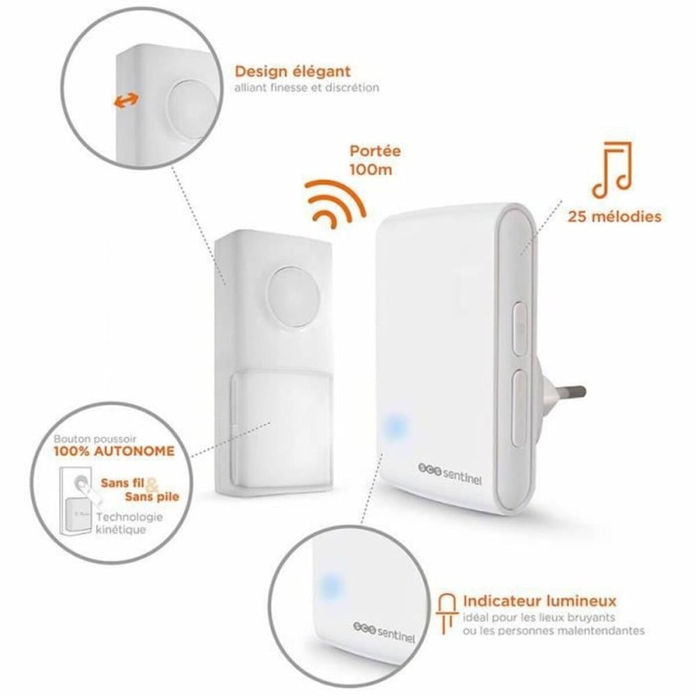 Sonnette SCS SENTINEL EcoBell 100 (230 V)