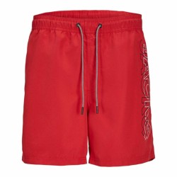 Badeanzug für Kinder Jack & Jones Double Logo Ly Sn Mni  Rot