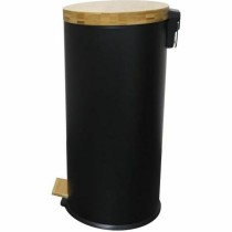 Rubbish Bin Kitchen Move Black Matte back 30 L