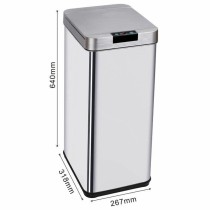 Poubelle Kitchen Move Gris 50 L