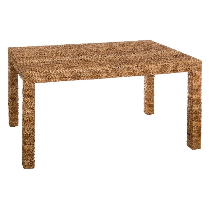 Dining Table Natural Natural Fibre 150 x 80 x 75 cm