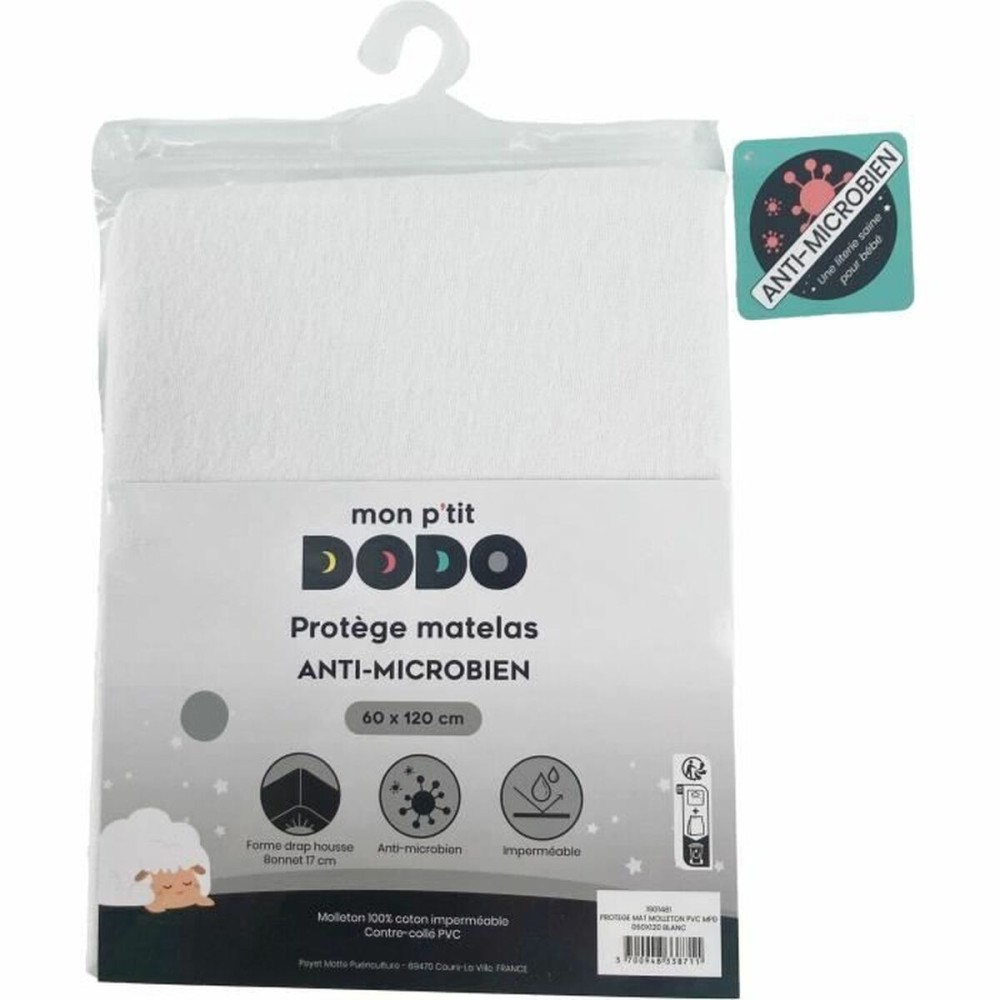 Protection du berceau P'TIT DODO BABY Blanc 60 x 120 cm