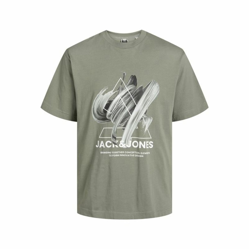 Jungen Kurzarm-T-Shirt Jack & Jones Jcotint Tee Ss Khaki