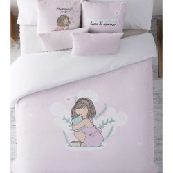 Housse de Couette Kids&Cotton Leer Multicouleur 175 Fils 240 x 220 cm