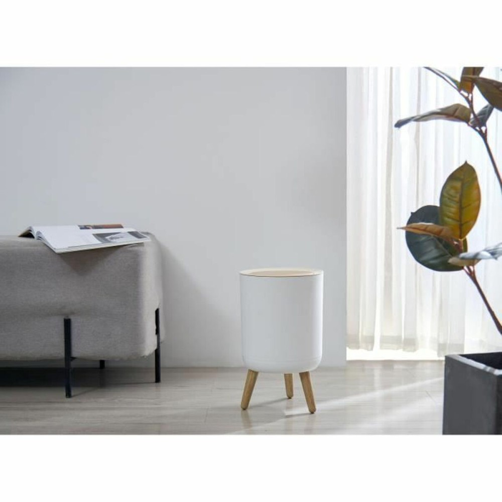 Poubelle Kitchen Move Marron Bois 7 L