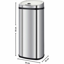 Waste bin Kitchen Move Grey Metal