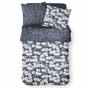 Parure de couette TODAY Mawira Blue marine Lit double 260 x 240 cm Floral