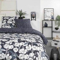 Parure de couette TODAY Mawira Blue marine Lit double 260 x 240 cm Floral