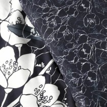 Parure de couette TODAY Mawira Blue marine Lit double 260 x 240 cm Floral