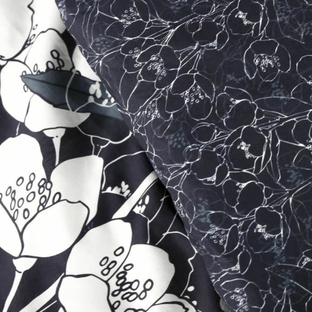Parure de couette TODAY Mawira Blue marine Lit double 260 x 240 cm Floral