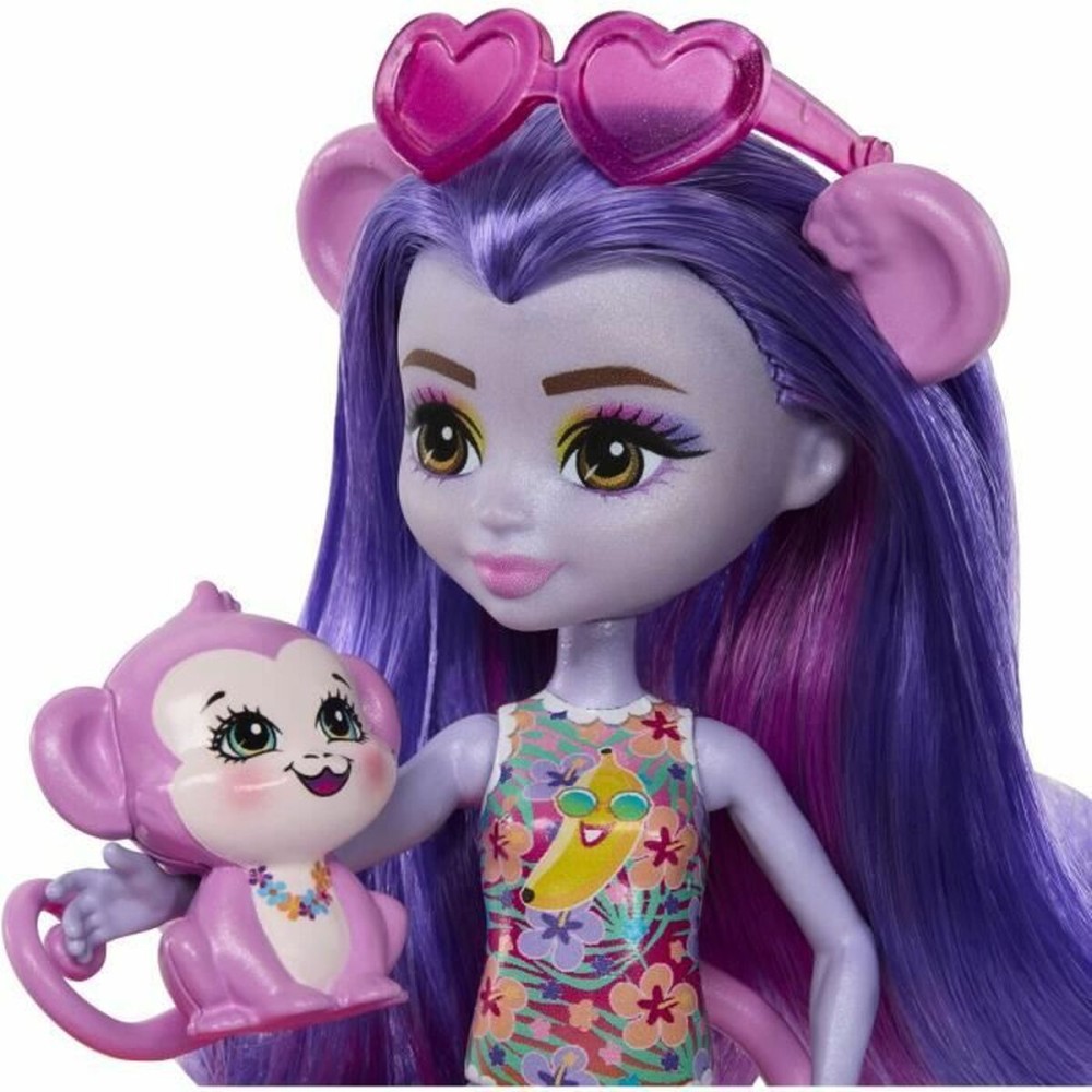 Set of Dolls Enchantimals PISCINE DES SINGES